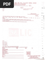 Lic Maturity Form | PDF | Life Insurance | Financial Risk