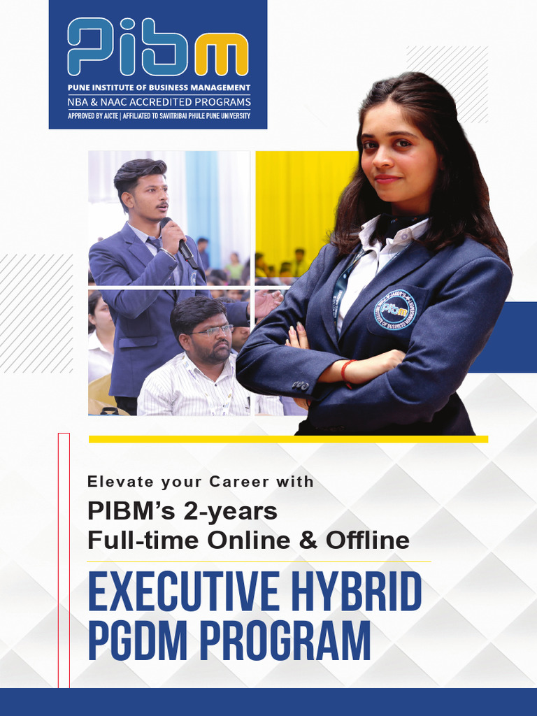 Executive Hybrid PGDM Program - Brochure | PDF | Master Of Business ...