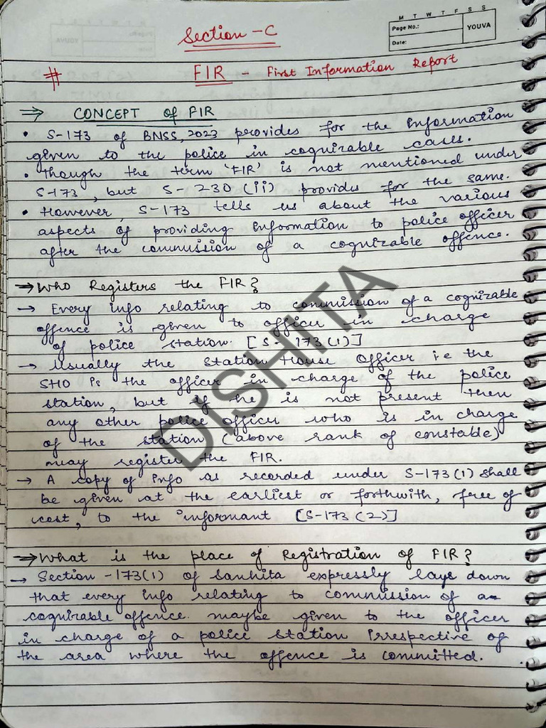 Section C BNSS PDF | PDF