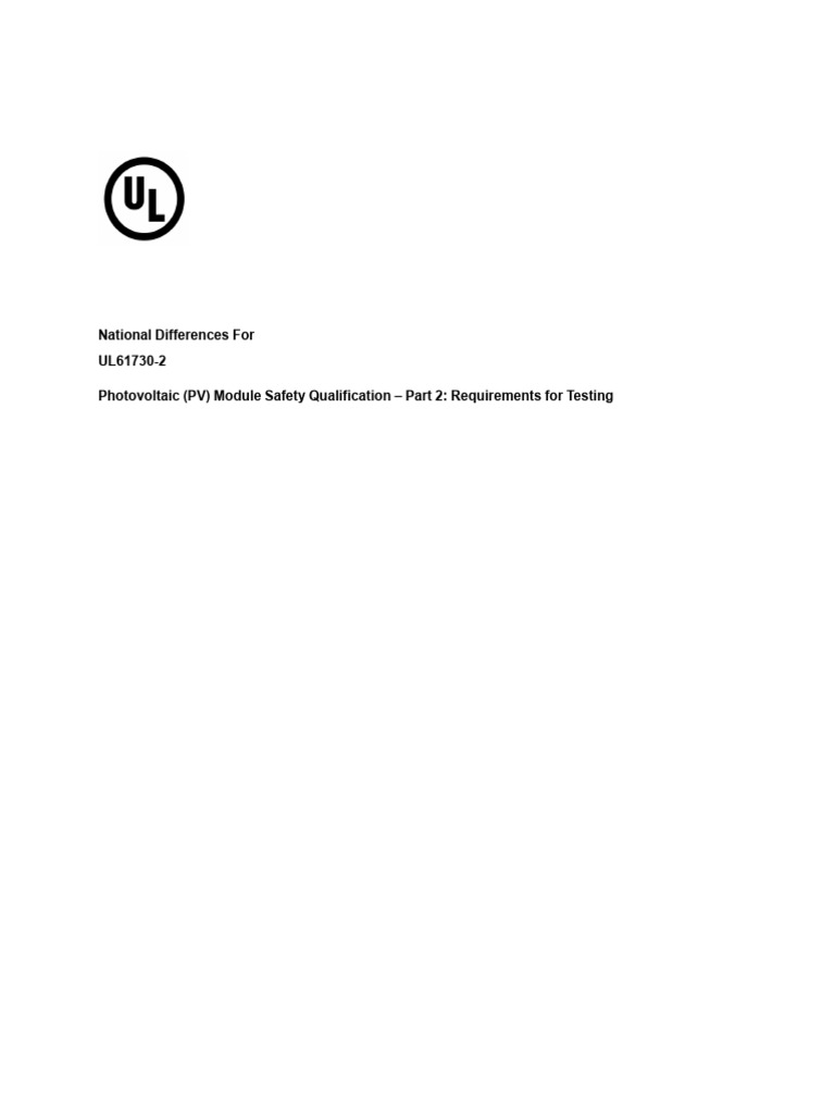 UL 61730-2 2020 (Unlocked by WWW - Freemypdf.com) | PDF | Photovoltaics ...