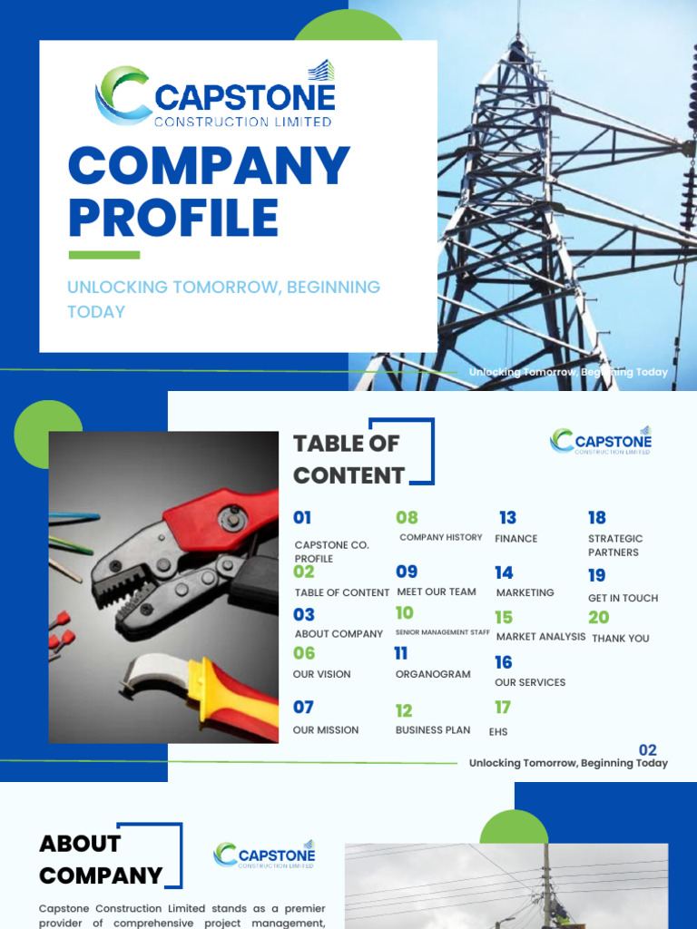 Capstone Construction Limited - Company Profile Revised 2023 Sept ...