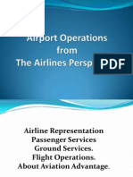 Airport Operation From the Airlines Persepctve