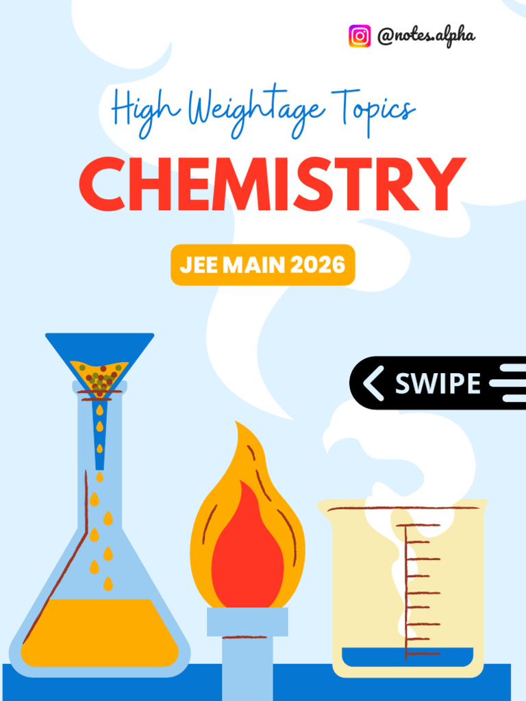 JEE - Chemistry High Weightage Topics | PDF | Chemical Reactions ...