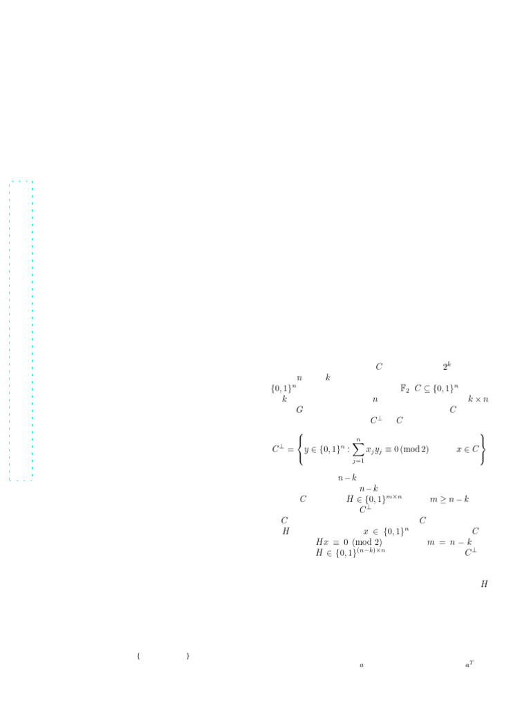 Mathematical Programming Decoding of Binary | PDF | Low Density Parity ...