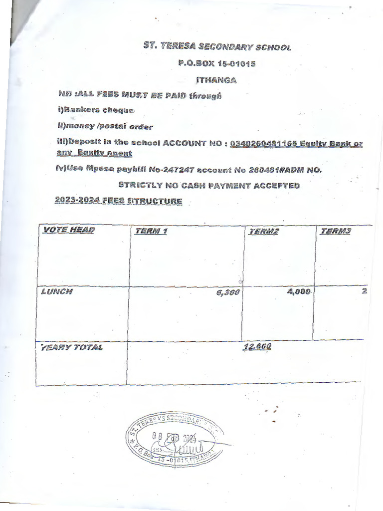 Fees Structure | PDF