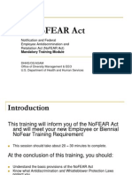 HHS NoFearActTraining 2010-Annual Req For Reports To Congress
