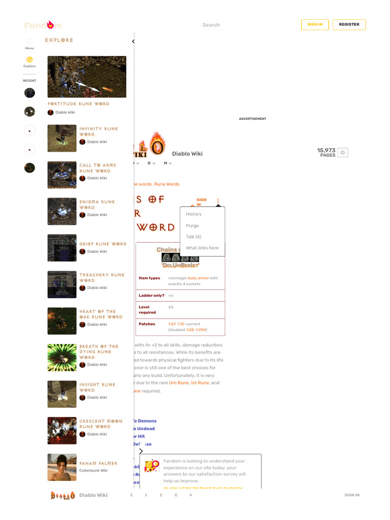 Chains of Honor Rune Word - Diablo II | PDF | Blizzard Entertainment