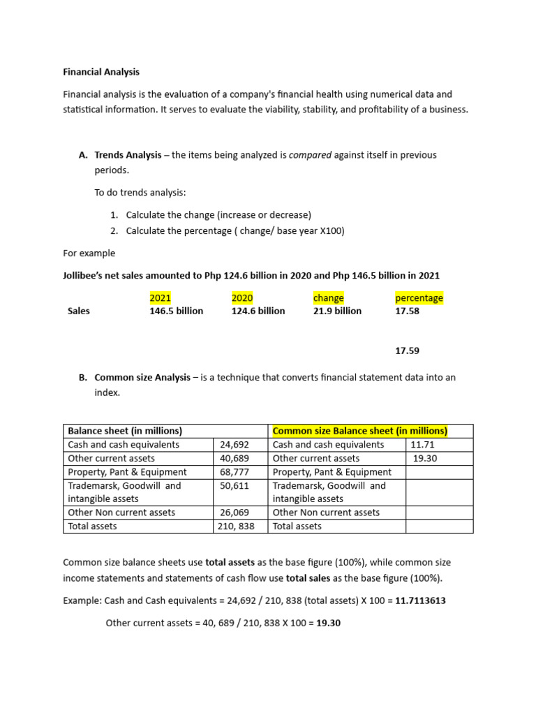 Financial Analysis Assignment 1 | PDF