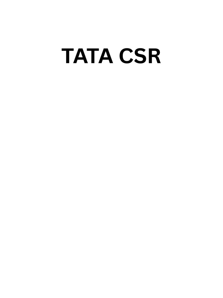 Tata CSR - 20260227 - 143003 - 0000 | PDF | Corporate Social ...