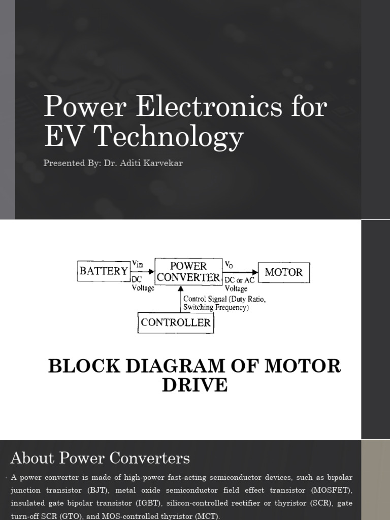 Power Electronics For EV | PDF | Field Effect Transistor | Mosfet
