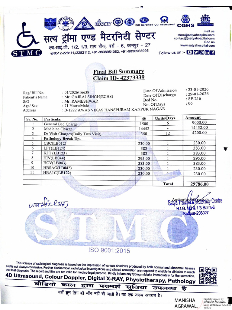 Final Bill | PDF