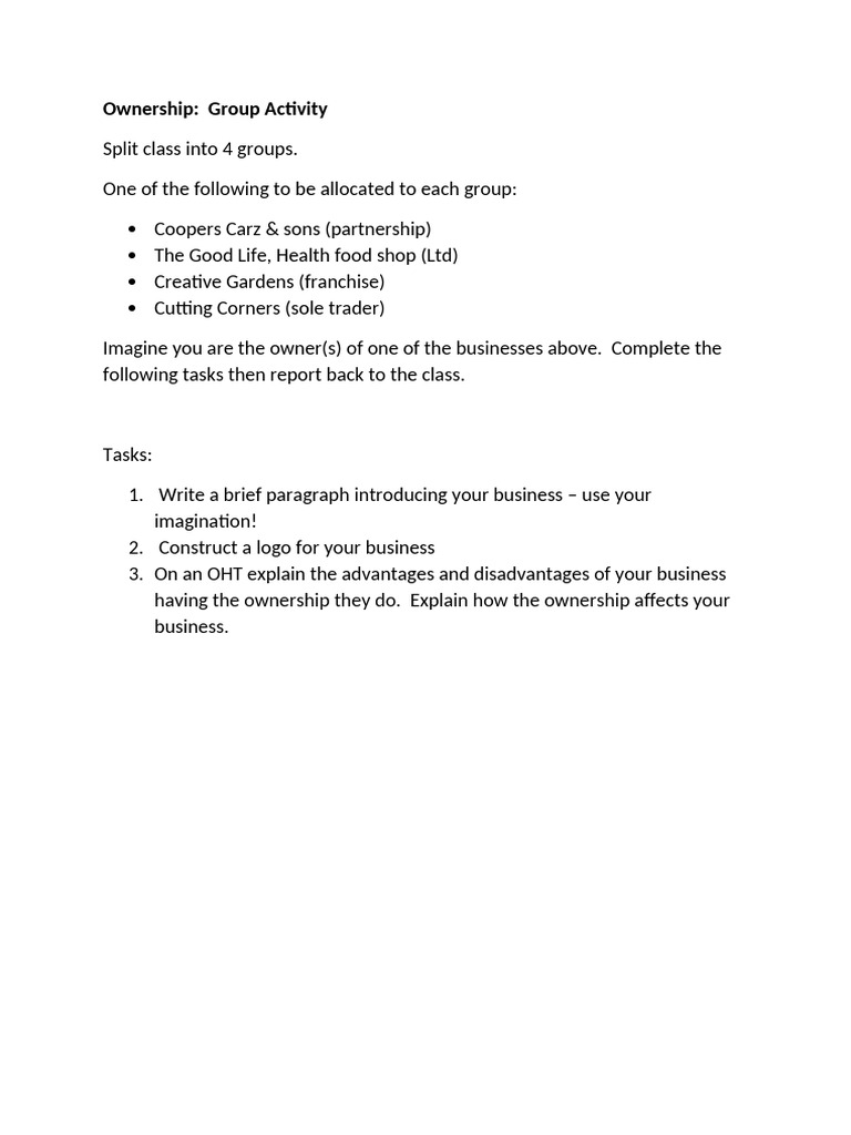 Ownership Activity | PDF