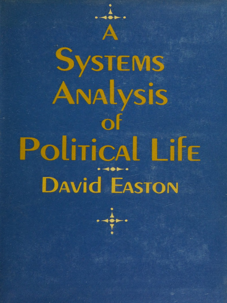 A Systems Analysis of Political Life | PDF | Theory | Axiom