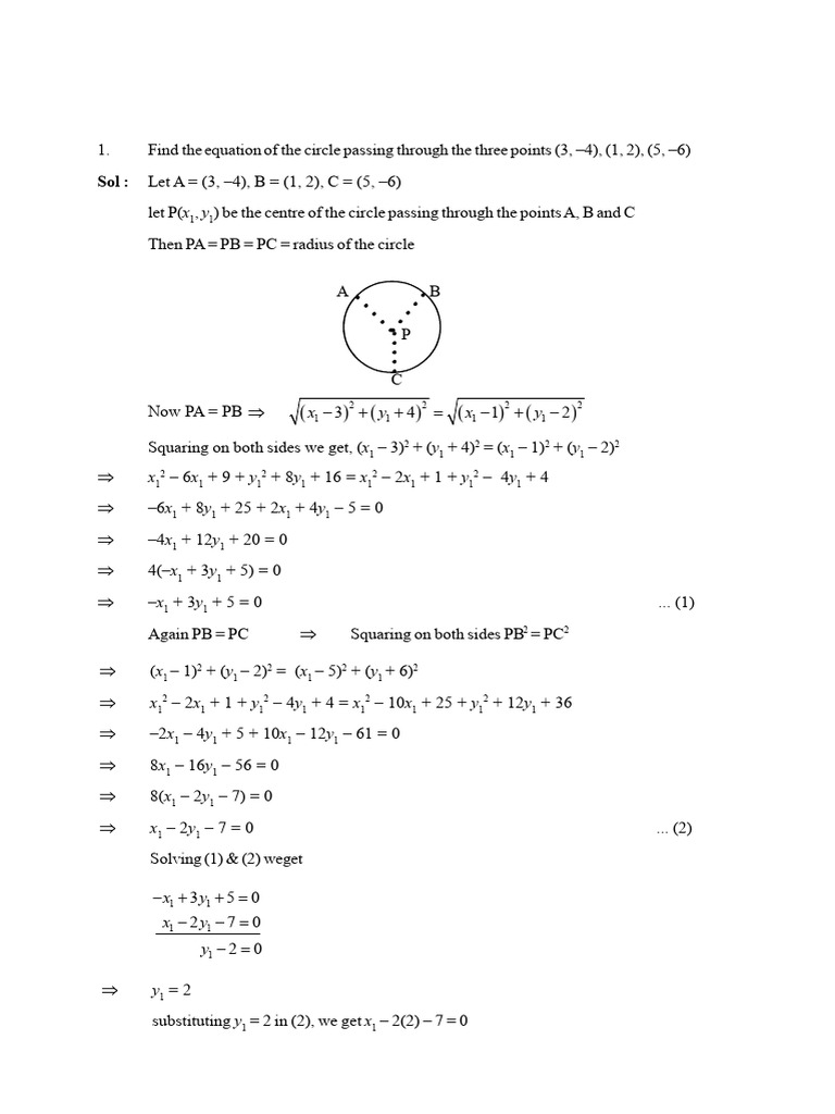 Maths - Ii B | PDF | Elementary Geometry | Analytic Geometry