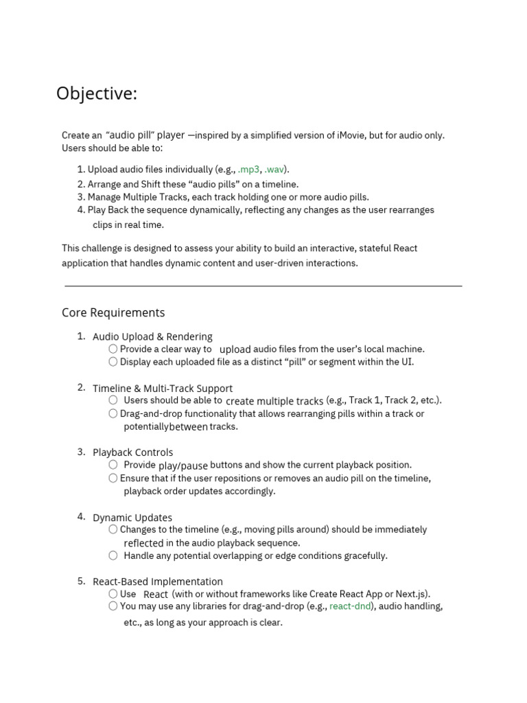 Front End Challenge PDF | PDF | Computing | Software