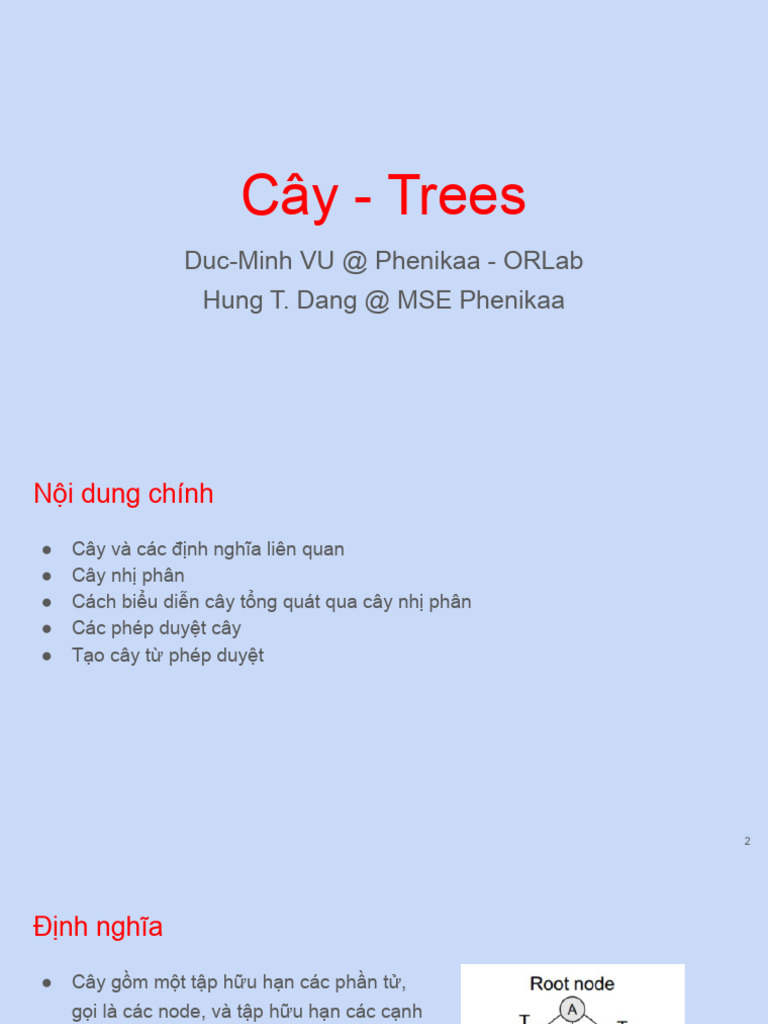Trees, General Trees, and Binary Trees | PDF