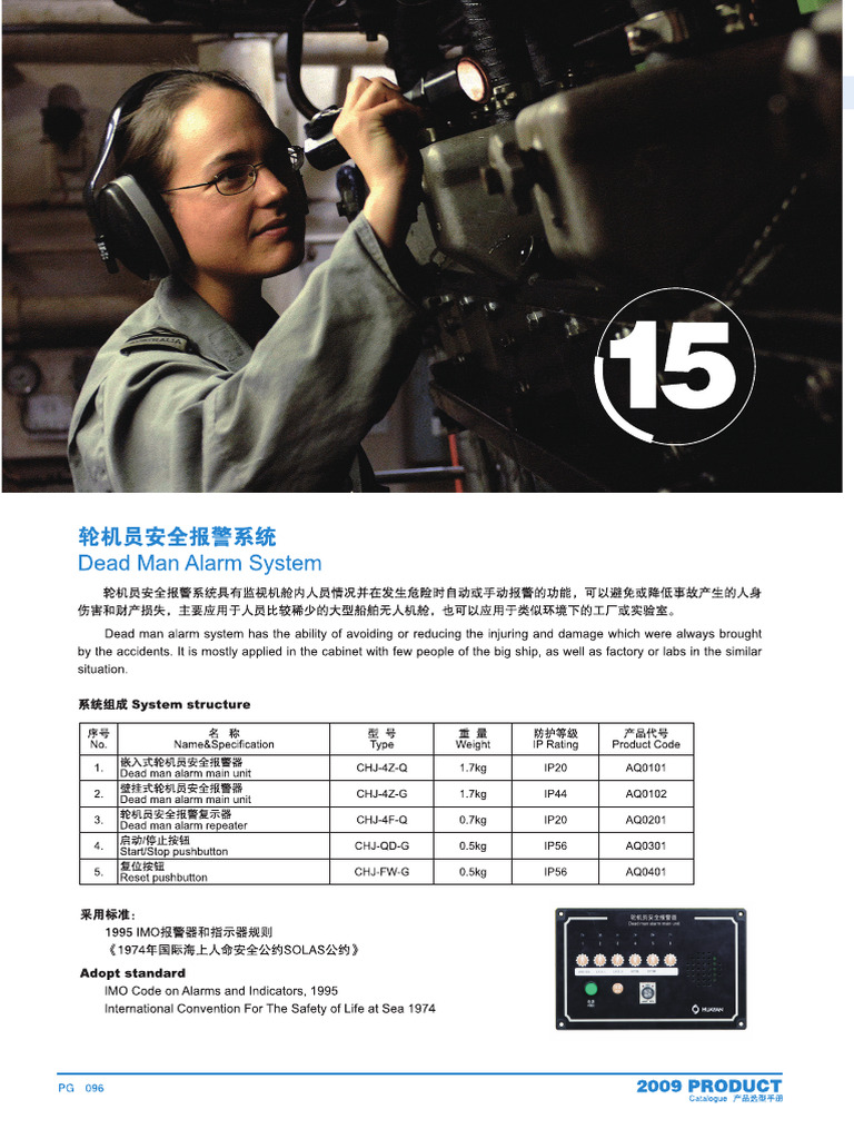 NO.15 CHJ Dead Man Alarm System | PDF