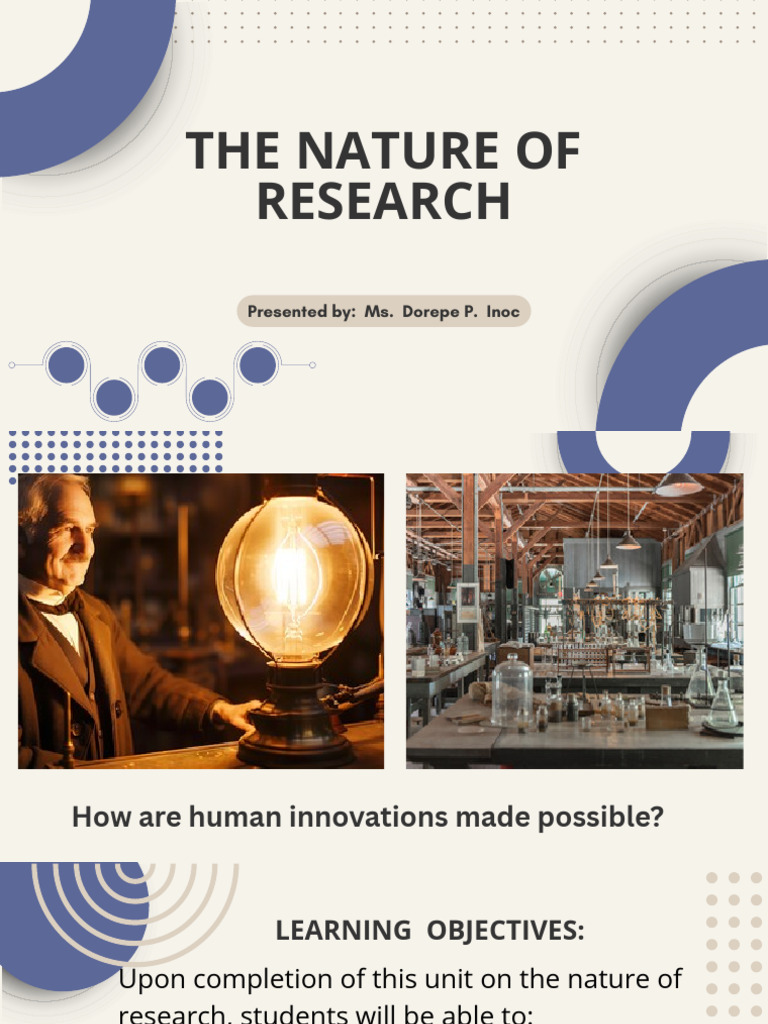 The Nature of Research | PDF | Knowledge | Data