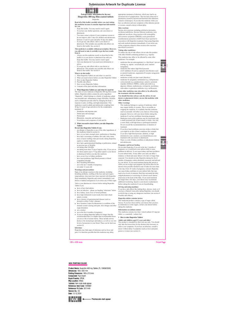 Pil 100452 | PDF | Nonsteroidal Anti Inflammatory Drug | Aspirin