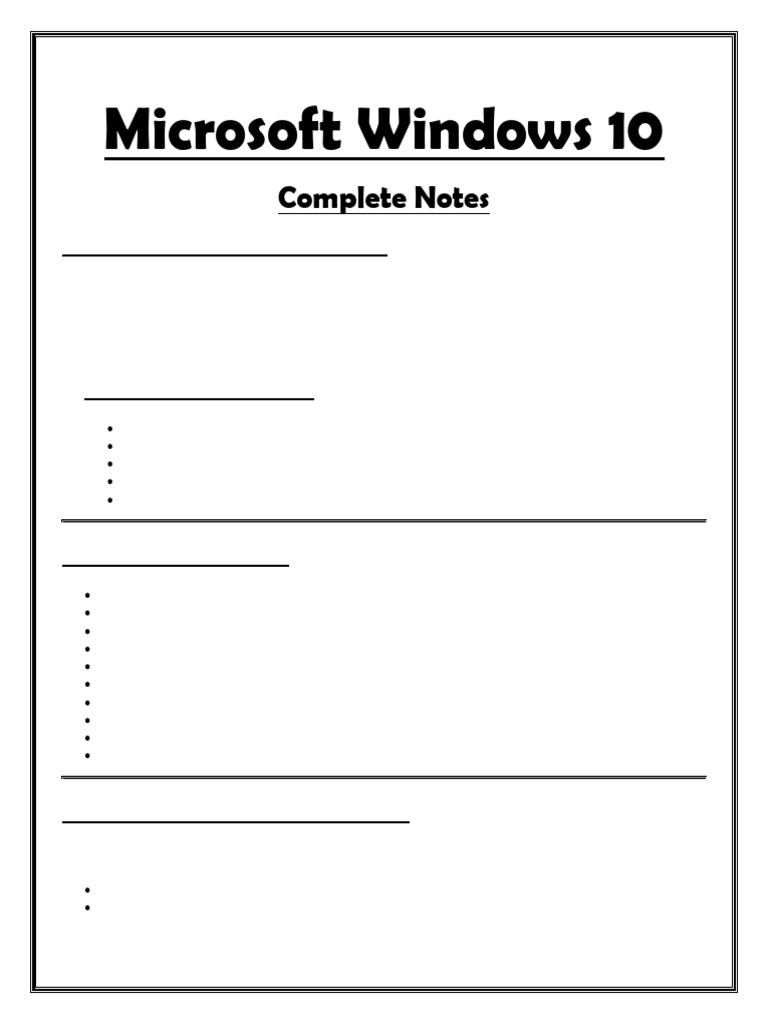 Microsoft Windows 10 | PDF | Windows 10 | Microsoft Windows