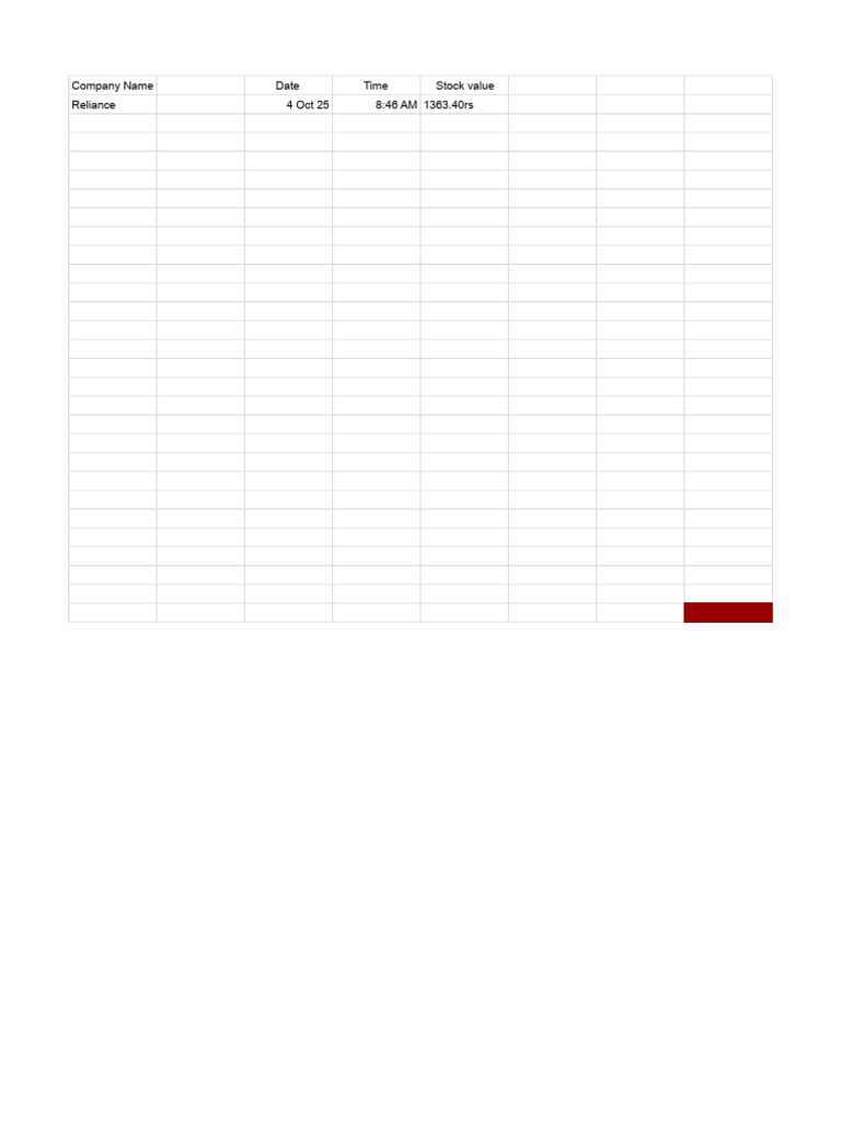 Untitled Spreadsheet | PDF