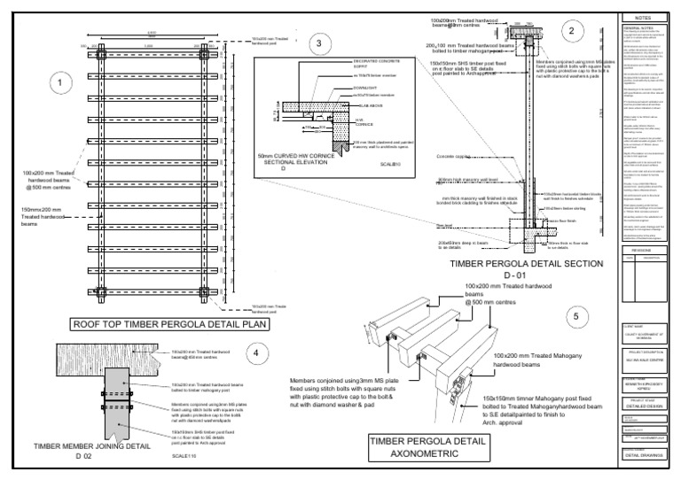 Pergola Detail (BW) | PDF