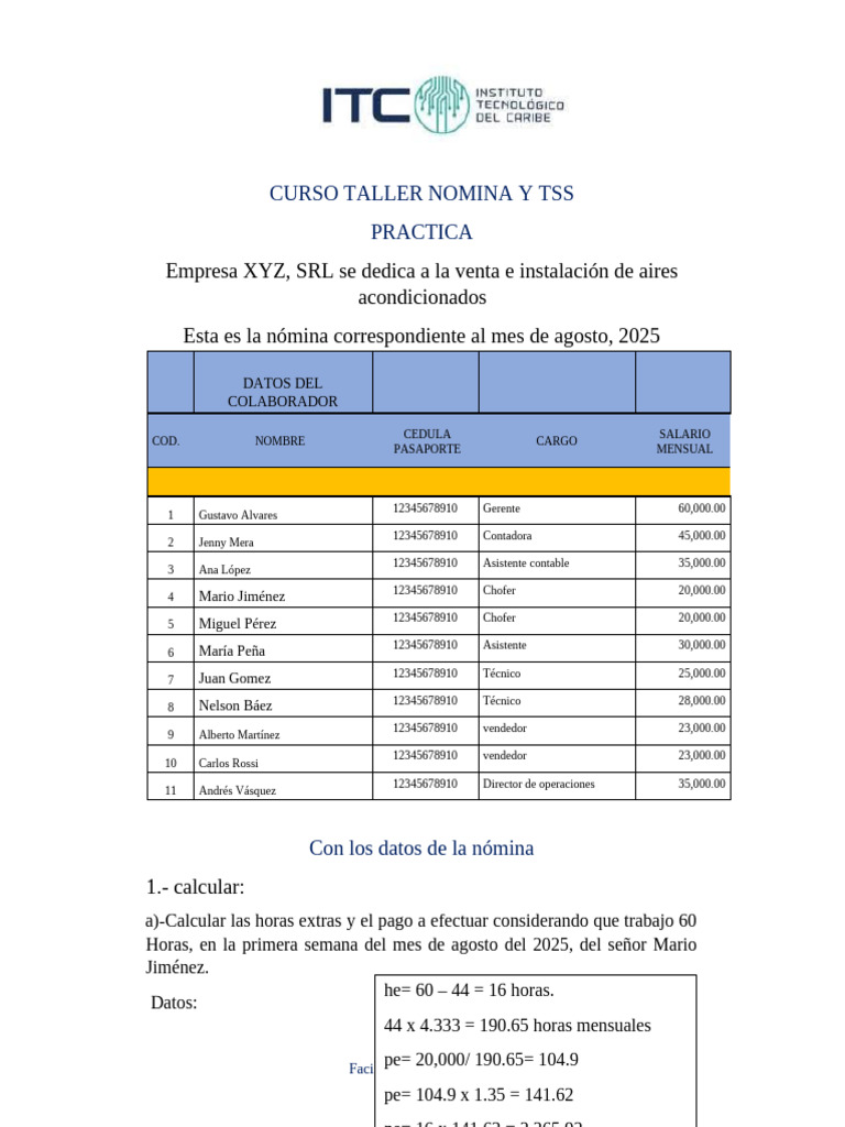 Practica Tss y Sirla Maryorick Villanueva | PDF | Distribución de ...