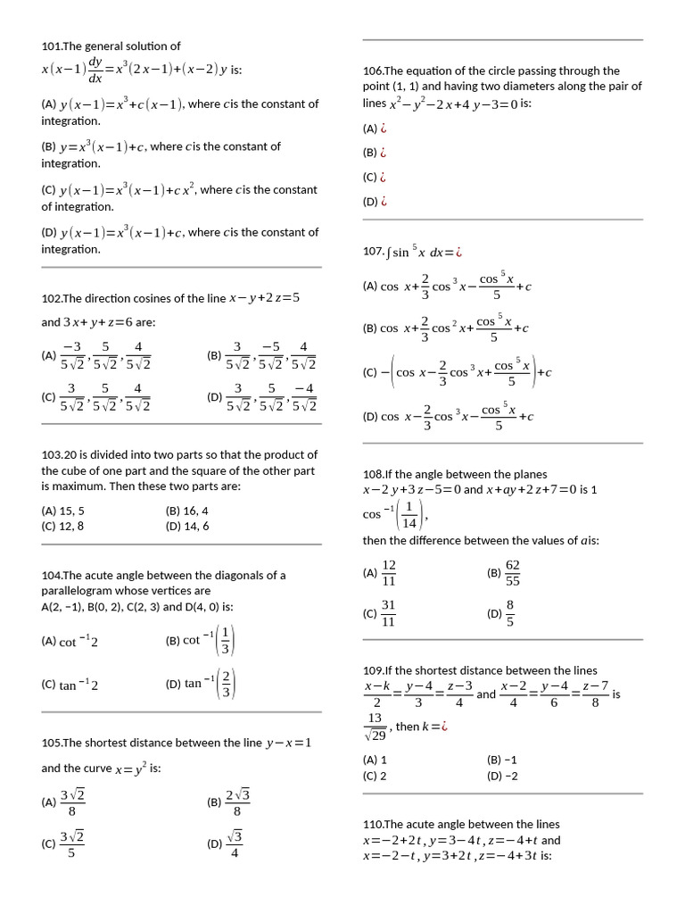 Mathematics | PDF