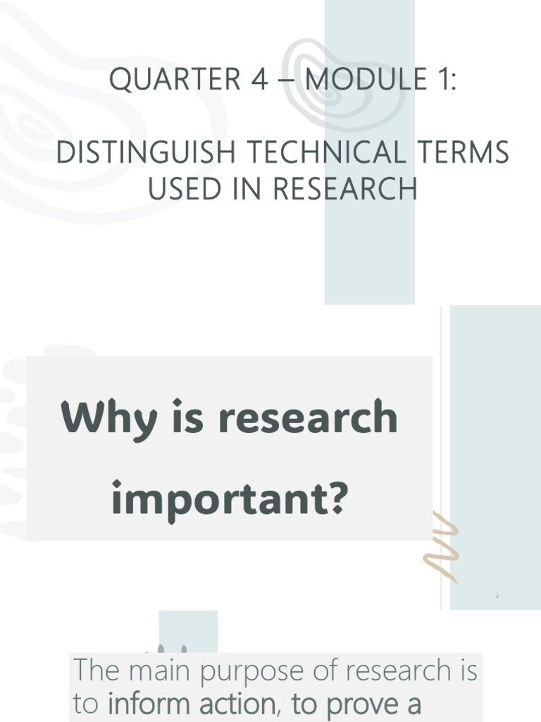Eng10 4th Q Research Terminologies | PDF | Theory | Data