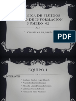 Mecánica de Fluidos Acopio de Información Numero 02: Presión en Un Punto