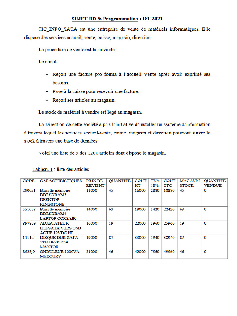 BD DT 2021 | PDF