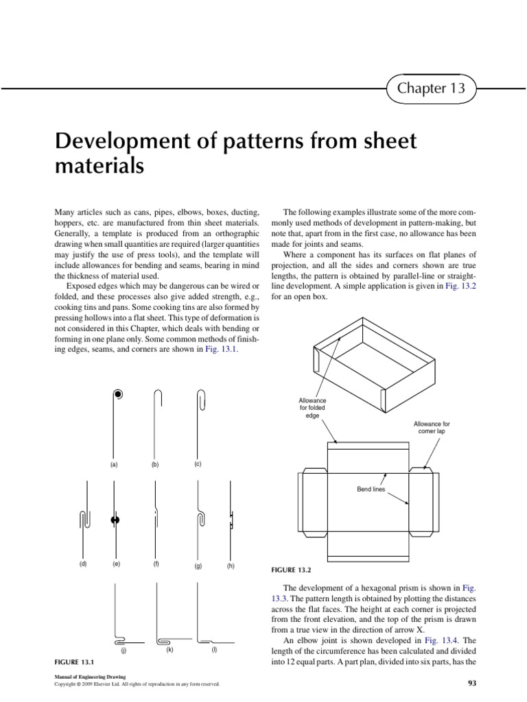 Surface Dev. Manual of Engineering DRG | PDF | Geometry | Geometric Shapes