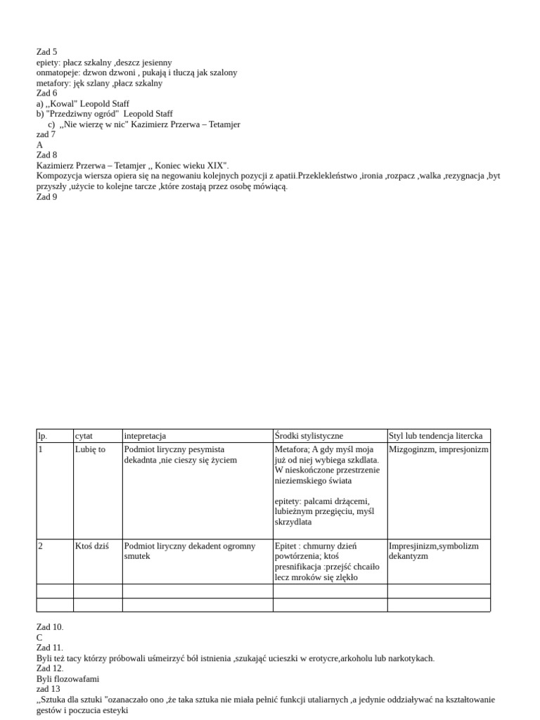 Jezyk Polski | PDF