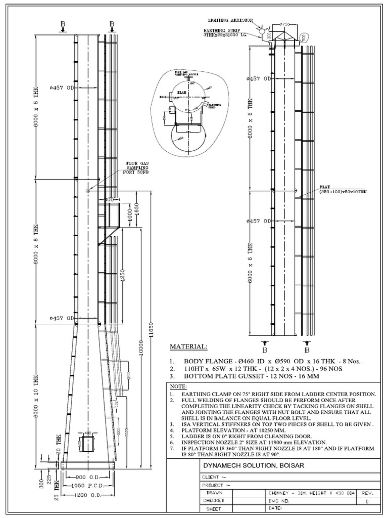 450 Dia Chimney Model | PDF