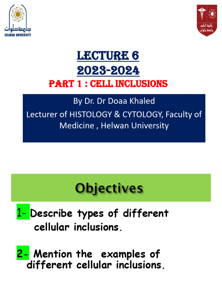 Cell Inclusions | PDF
