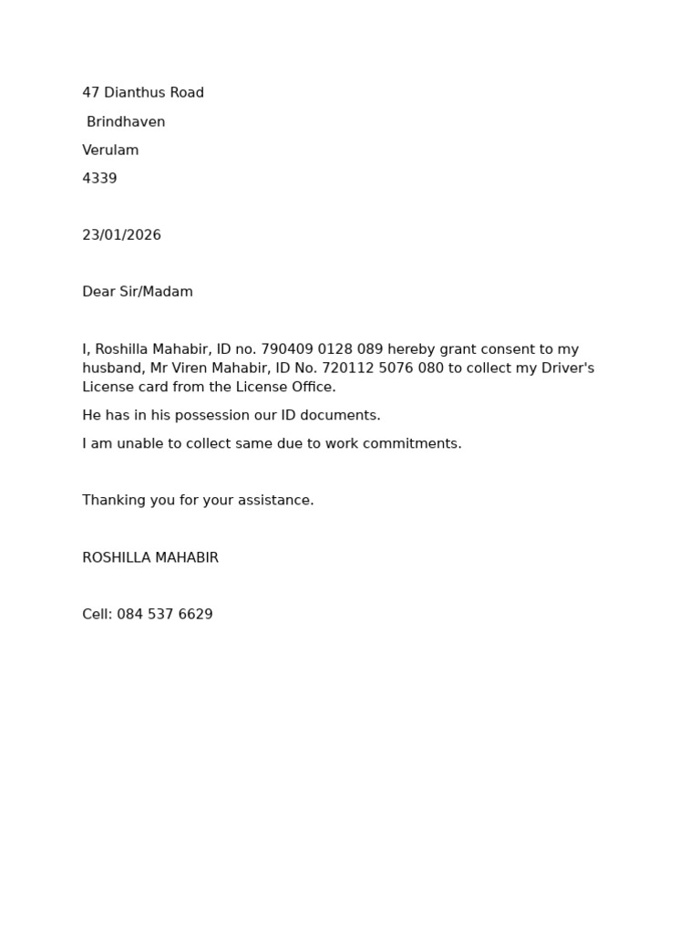 Letter | PDF