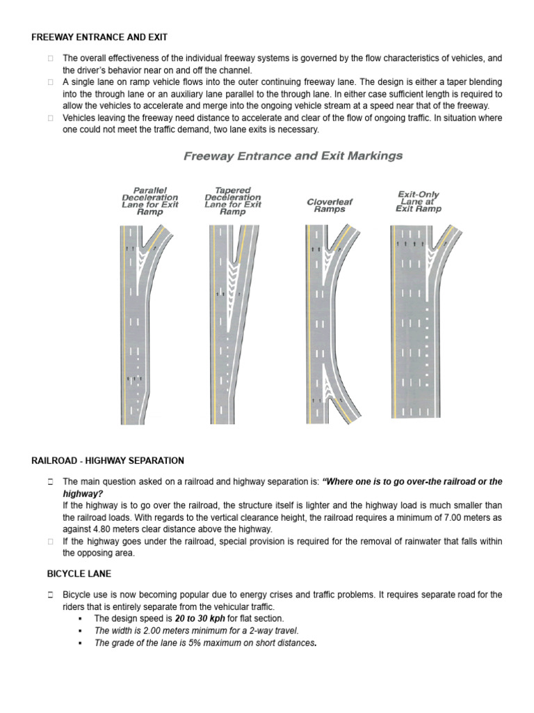 12freeway Entrance and Exit | PDF