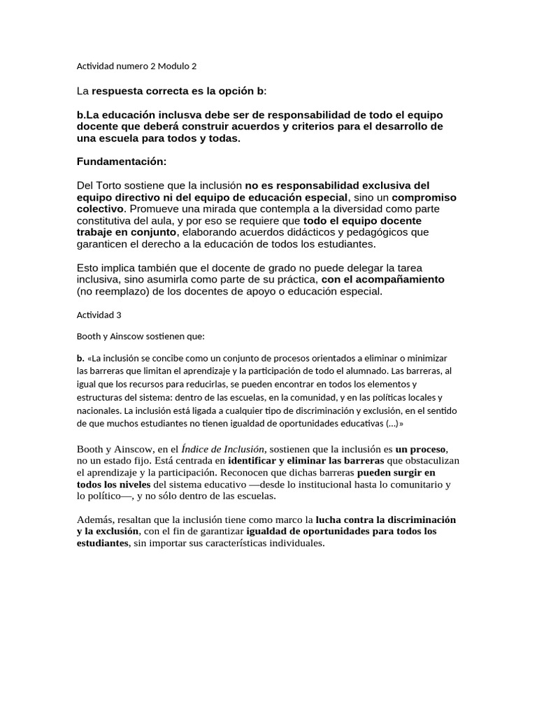 Actividad Numero 2 Modulo 2 | PDF