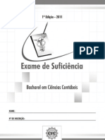 Exame de Suficiência CFC 2011.1