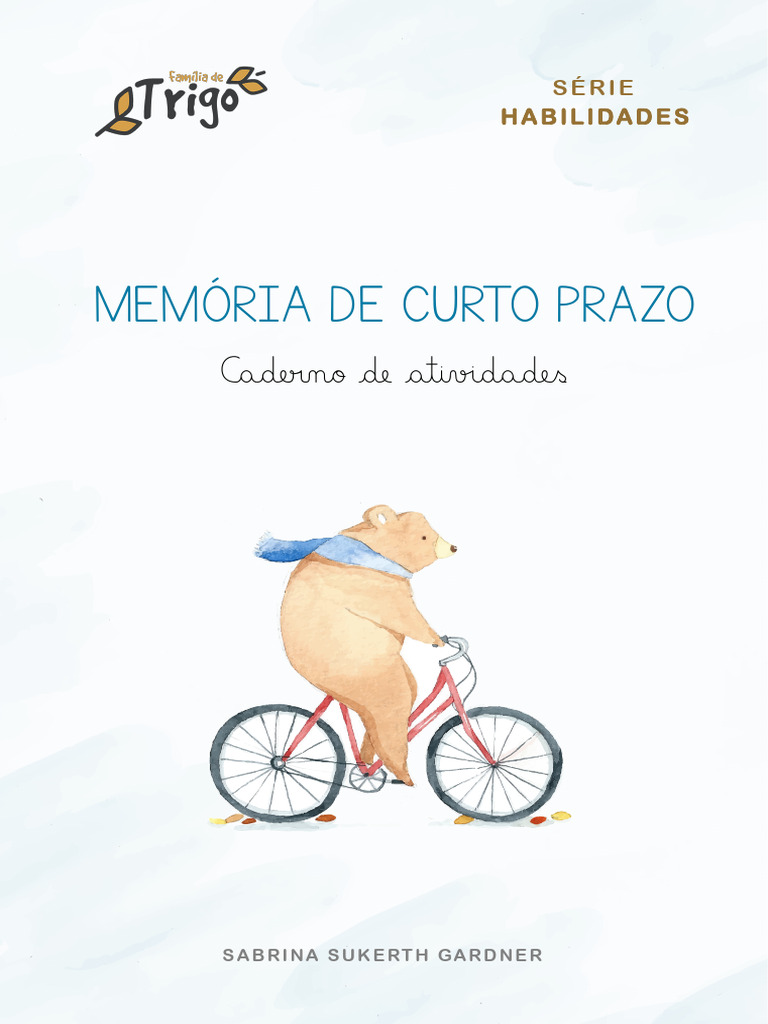 Memória de Curto Prazo - Caderno de Exercícios - Família de Trigo | PDF ...