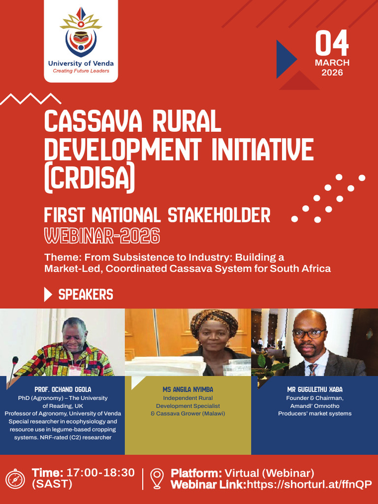 Cassava Rural Development Initiative (Crdisa) Poster - v1 | PDF