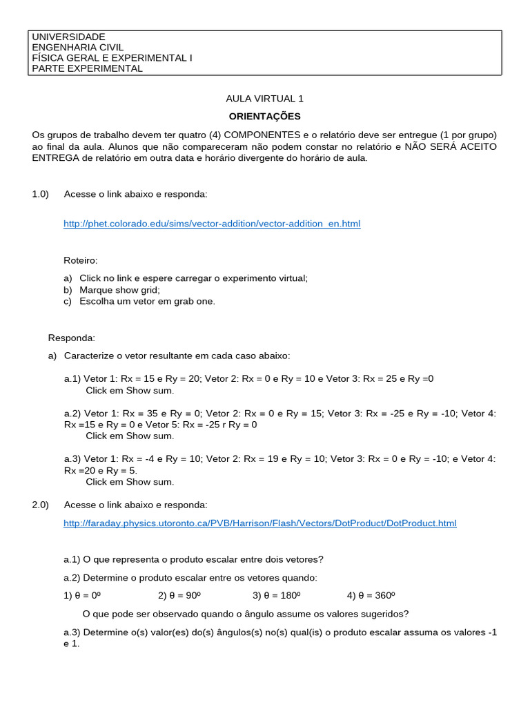 Aula Virtual 1 | PDF