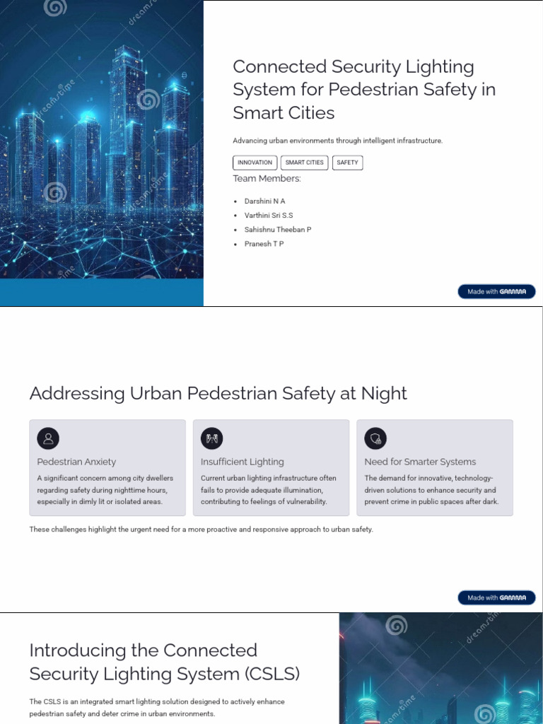 Connected Security Lighting System For Pedestrian Safety in Smart ...