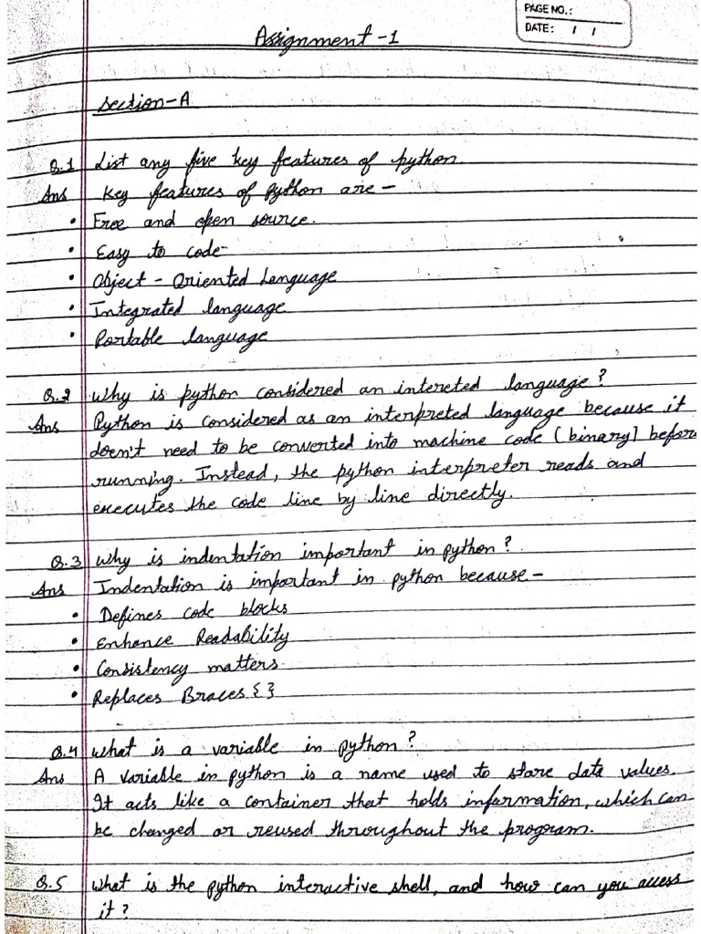 Python Notes For Cs Student | PDF | Computer Programming