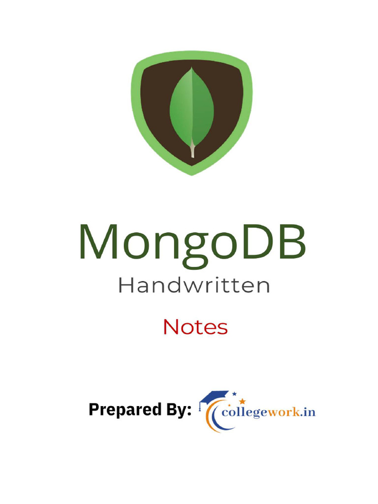 MongoDB Handwritten Notes? | PDF