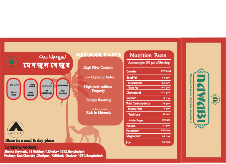 Medjool Dates: Nutrition Facts | PDF