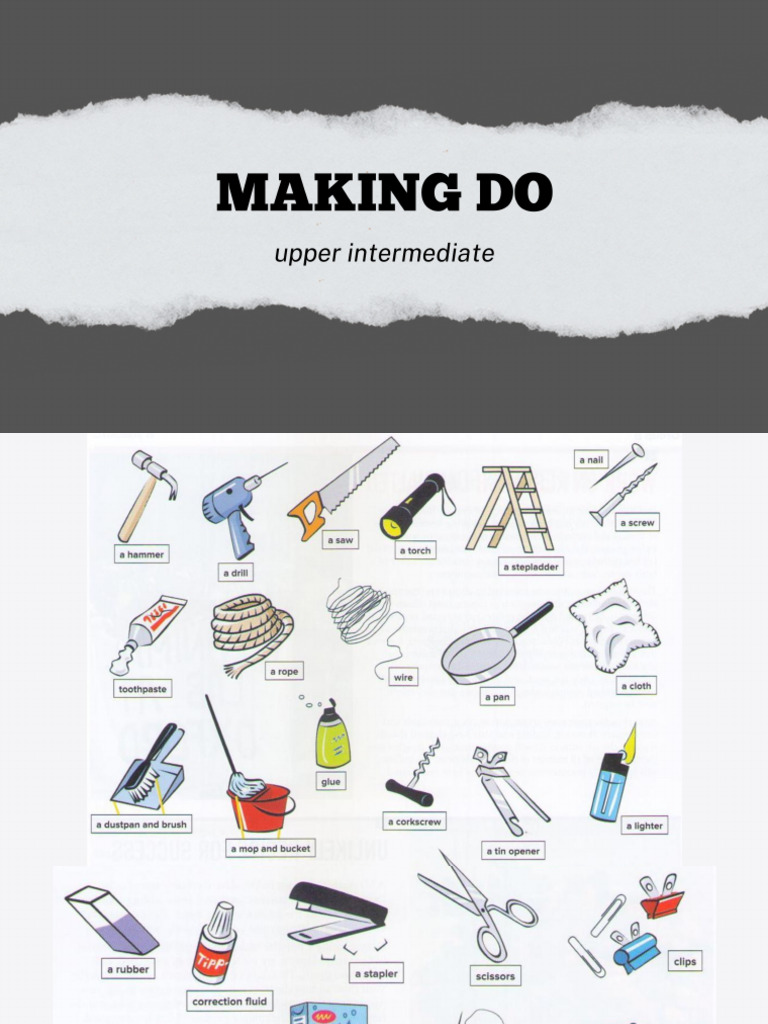 Making Do | PDF