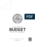 Fiscal Year 2013 Budget of the United States Government