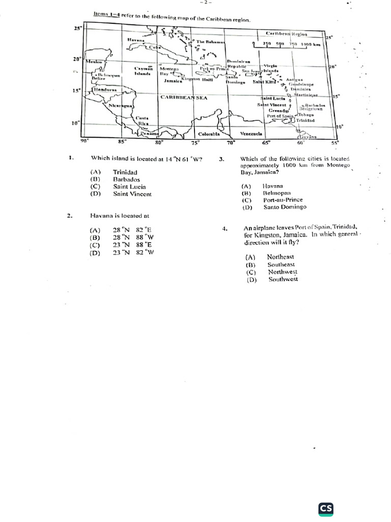 Geo 2020 Paper 1 | PDF