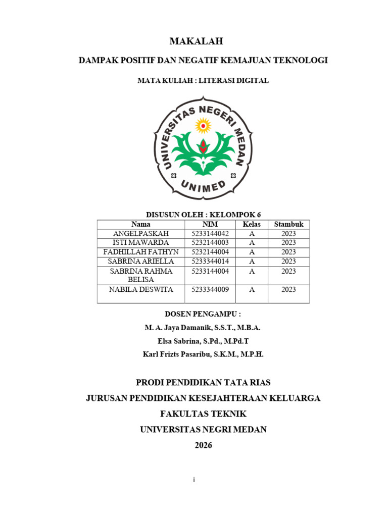 Makalah Literasi Digital Kelompok6 | PDF